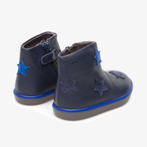 Camper Twins Down Boots Navy - Kids Singapore KHPCPQ-987